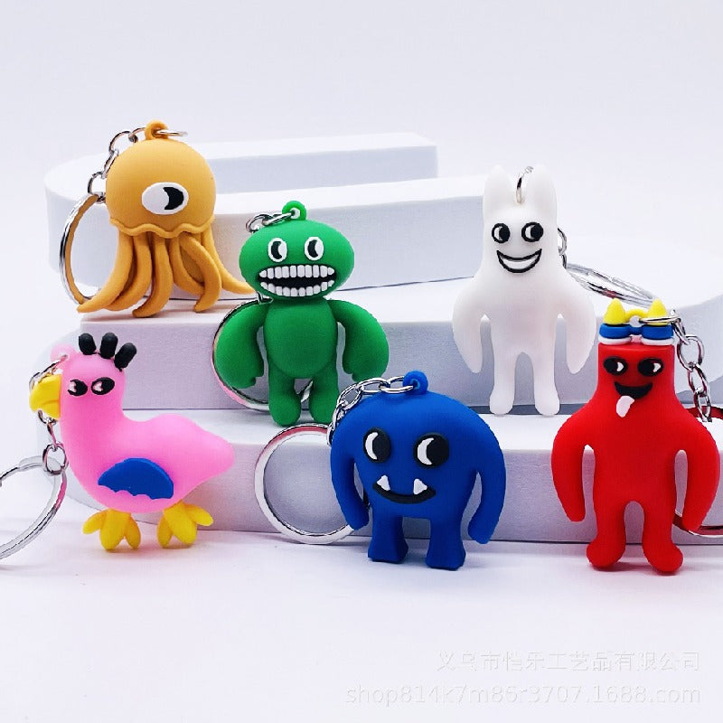 Garten of Banban Soft Rubber Cartoon Keychain Cute Charm