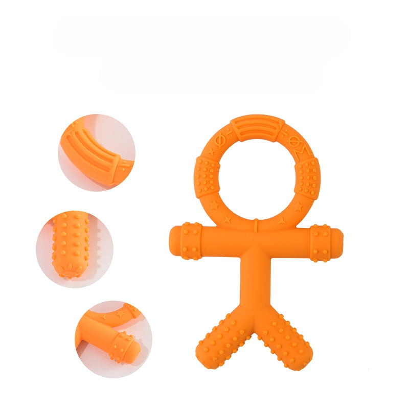 Humanoid Silicone Teething Toy Baby Teether 2 Pcs Set 2