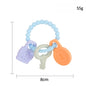 Silicone Baby Teething Toy Key Bear Bracelet 3 Pcs Set 10