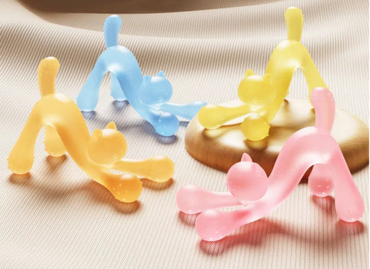 Silicone Kitten Shaped Teething Toy for Baby