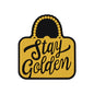 Silicone Focal Beads The Golden Girl Gold Bag and Text Detail 13