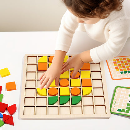 Wooden 3D Mosaic Puzzle Educational Toy for Kids 3