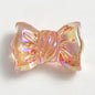 50pcs 14x26mm Transparent Bow Acrylic Beads DIY Bracelet Making 9
