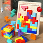 Wooden 3D Puzzle Tetris Educational Toy for Kids 7