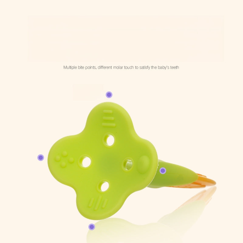 Silicone Fruit Shape Baby Teething Toy for Infants 4