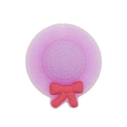 20pcs Silicone Focal Beads Bow Hat With Bow Detail 4