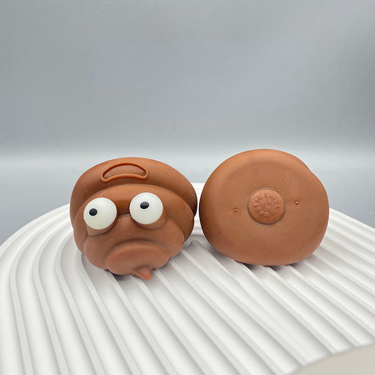 TPR Squishy Toy Poo Shape Sensory Stress Ball for Kids and Adults 3