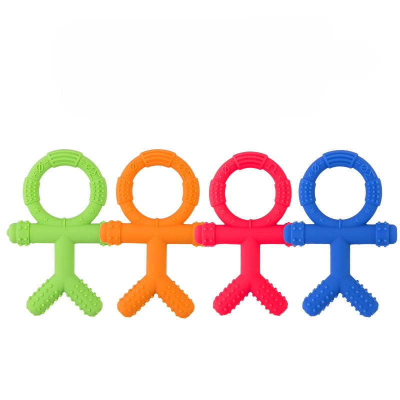 Humanoid Silicone Teething Toy Baby Teether 2 Pcs Set 3