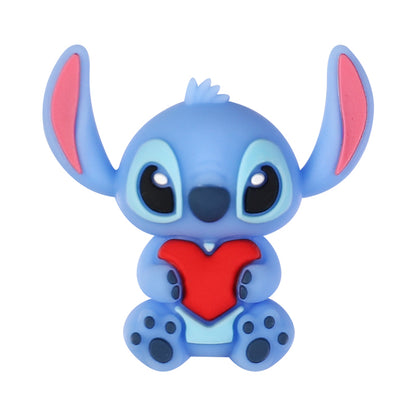 20Pcs Silicone 3D Focal Beads Blue Alien Character Large Ears and Green Alien Baby Large Ears 12