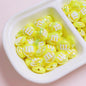 10pcs 14mm M Beans Acrylic Beads Jewelry Making Craft Supplies 11