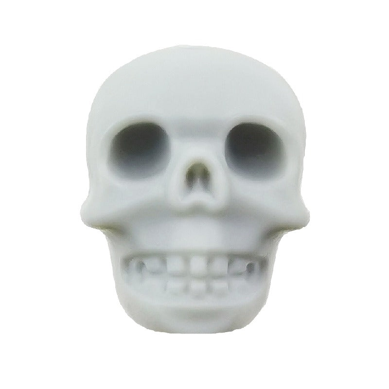 10pcs Silicone Focal Beads Halloween Ghost Bat Skull Pumpkin Designs 18