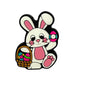 Silicone Focal Beads Easter Egg Basket Rabbit Holding Egg