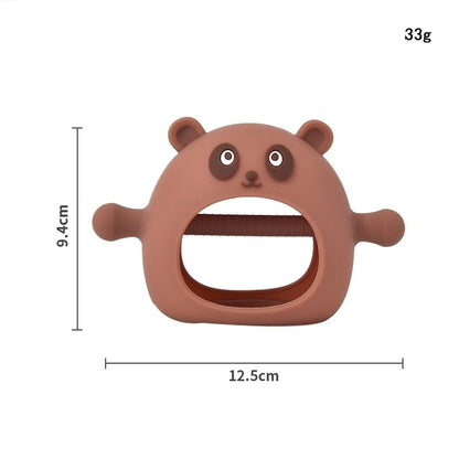 Bear Silicone Baby Teethers Anti Bite Gloves 2 Pcs 7