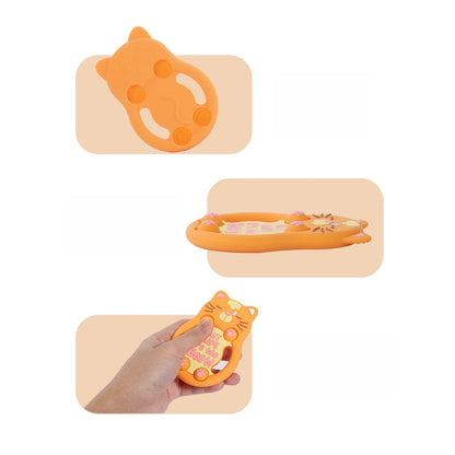 Animal Shape Silicone Baby Teething Toys Set of 3 3