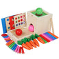 Wooden Montessori Toys Paired Color Blocks Educational Set