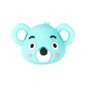 20Pcs Silicone 3D Focal Beads Koala Head Multi Color Design 13
