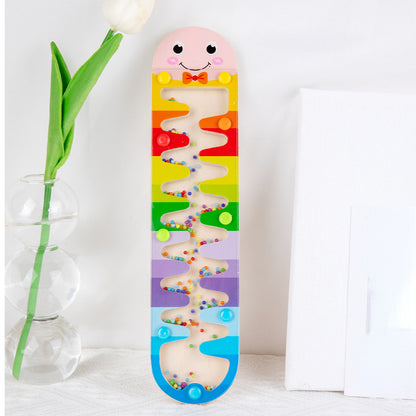 Wooden Rain Sound Board Montessori Toys Educational Toy 3