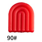 20pcs Silicone Focal Beads Arch Solid Color Design 23