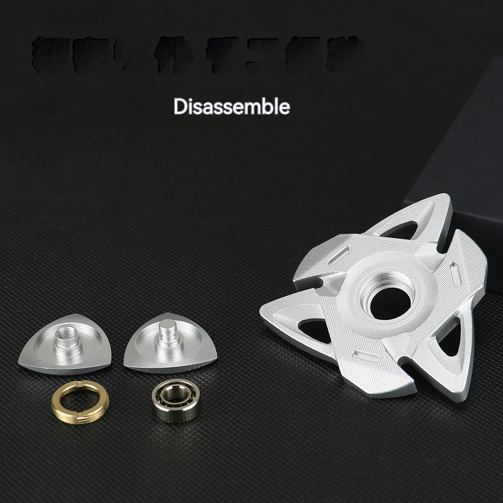 Aluminum Alloy Shark Fingertip Gyroscope Metal Fidget Spinner 2