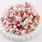 UV Plating Christmas Hat Acrylic Beads Electroplated Holiday Craft 4