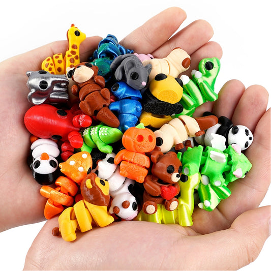 Giraffe 3D Printed Fidget Toy Articulated Flexible