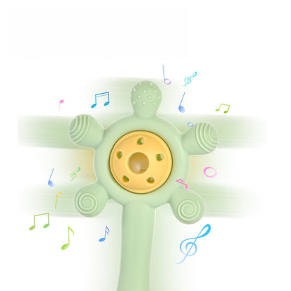 Silicone Baby Teething Toy Ferris Wheel Ringing Bell 5 Pack 3