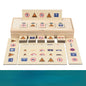 Wooden Montessori Toys Knowledge Classification Box Educational Toy 3