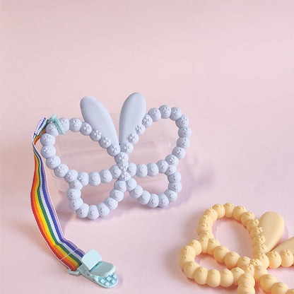 Silicone Butterfly Teething Toy Baby Teether 2 Pack 2