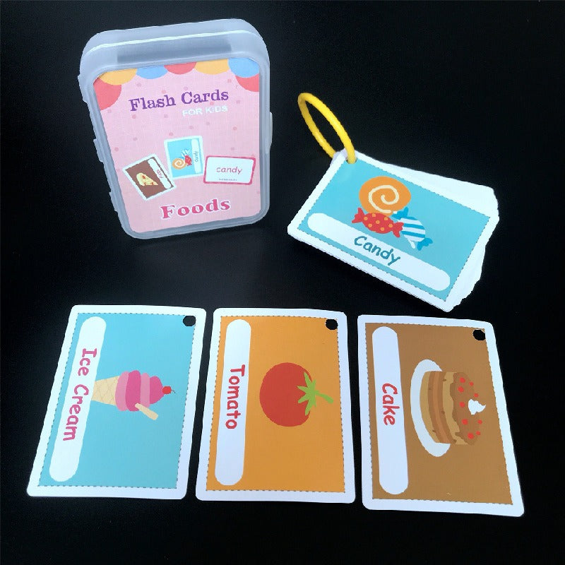 Educational Flash Cards Learning Toy Paper 63x88mm 17