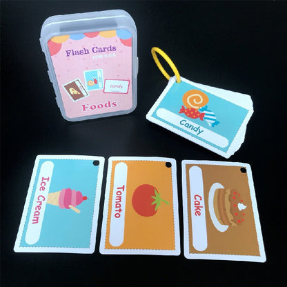 Educational Flash Cards Learning Toy Paper 63x88mm 17