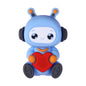 20Pcs Silicone 3D Focal Beads Love Robot Holding Heart and Front Facing 13