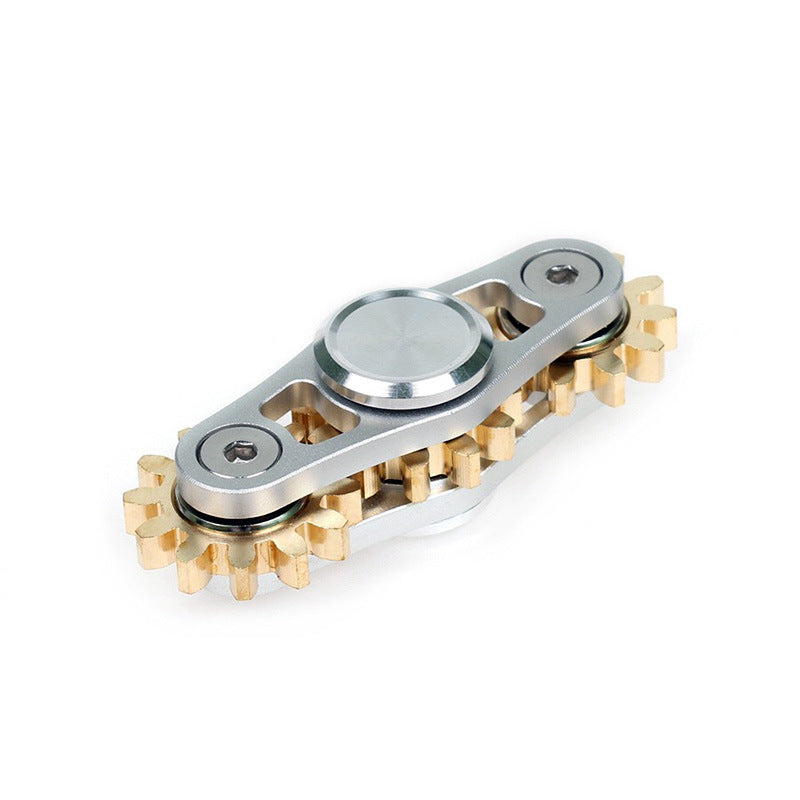Metal 3-Gear Fidget Spinner Linkage Rotation Hand Spinner