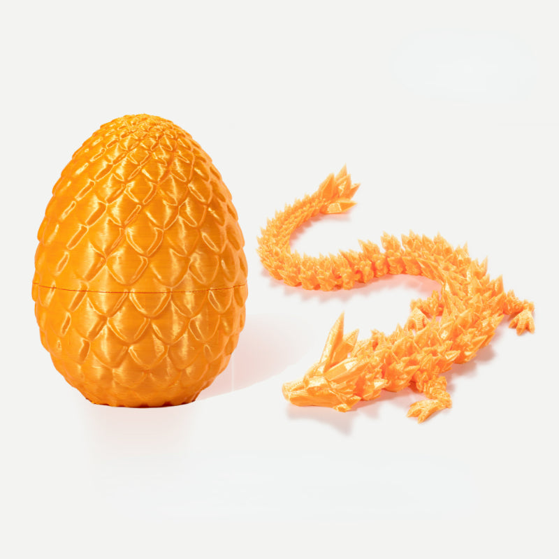 Dragon Egg 3D Printed Fidget Toy Articulated Flexible 11