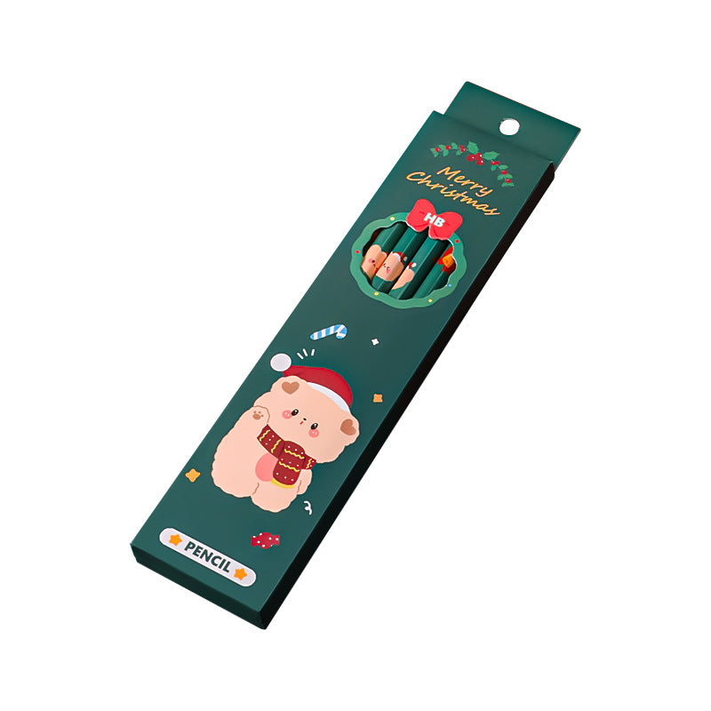Christmas Themed Pencil Set Party Favors With Colorbox 6 Pack 2