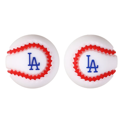 20mm 3D Silicone Focal Beads Baseball Team Front Facing 10