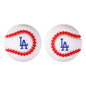 20mm 3D Silicone Focal Beads Baseball Team Front Facing 10