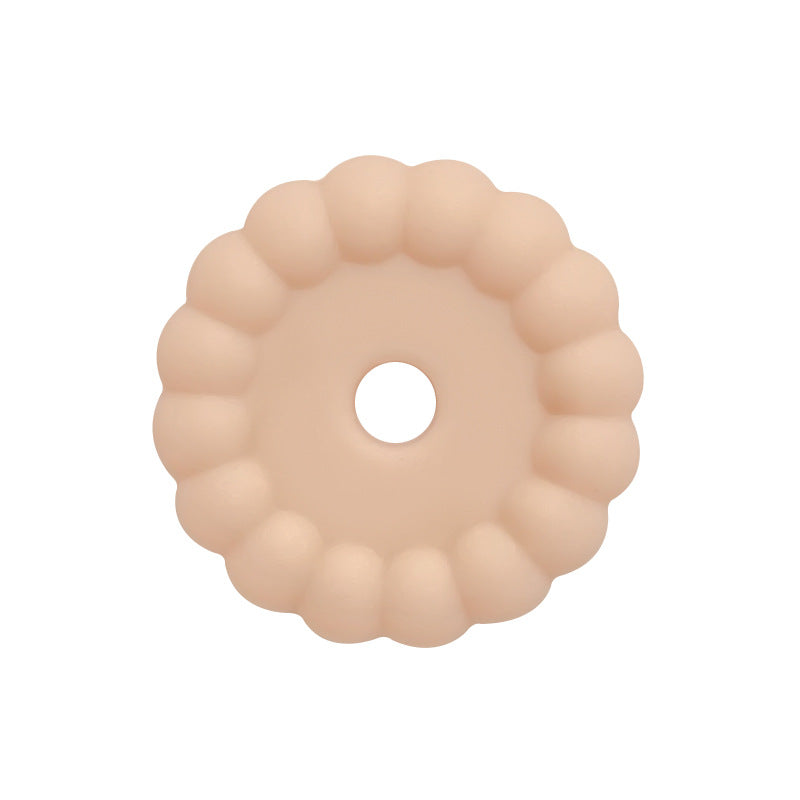 50pcs 12mm 15mm Solid Color Silicone Disc Spacer Beads DIY Craft Supplies 15