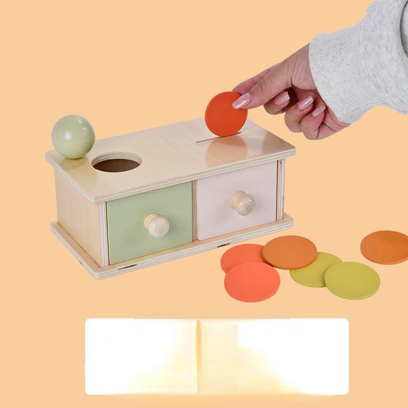 Wooden Drawer Box Montessori Toys for Toddlers 3