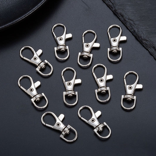 20pcs Zinc Alloy Swivel Lobster Claw Clasps Jewelry Finding