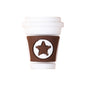 20Pcs Silicone 3D Focal Beads Coffee Cup Five Pointed Star Heart Designs 13