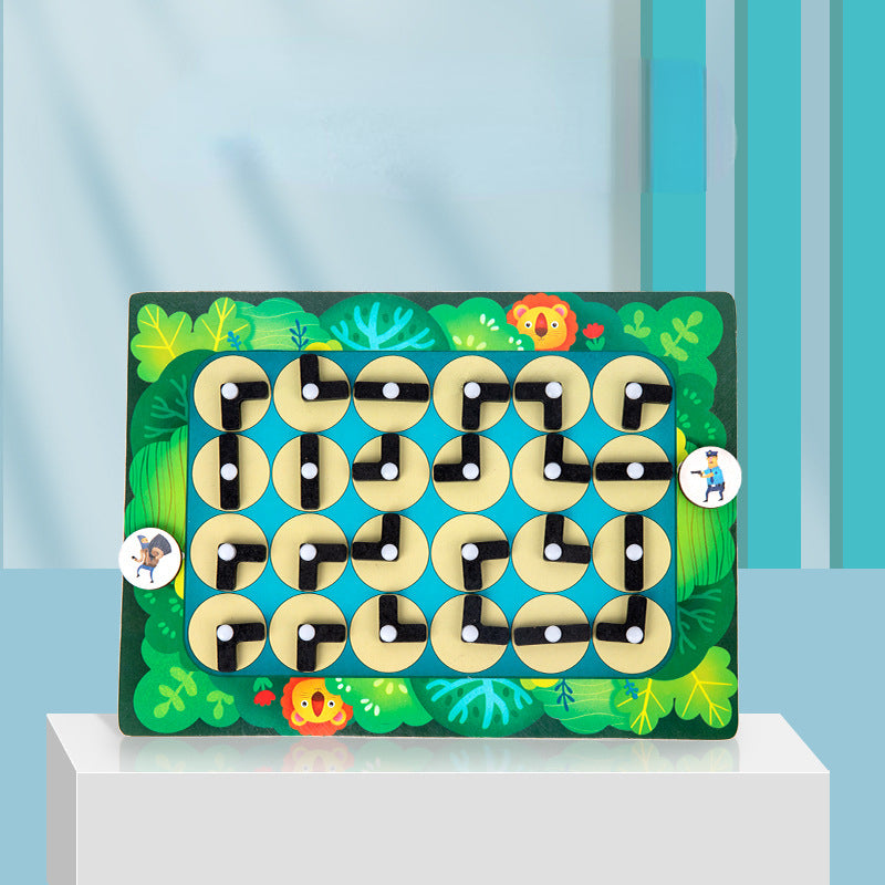 Wooden Maze Forest Exploration Montessori Toys for Kids 2