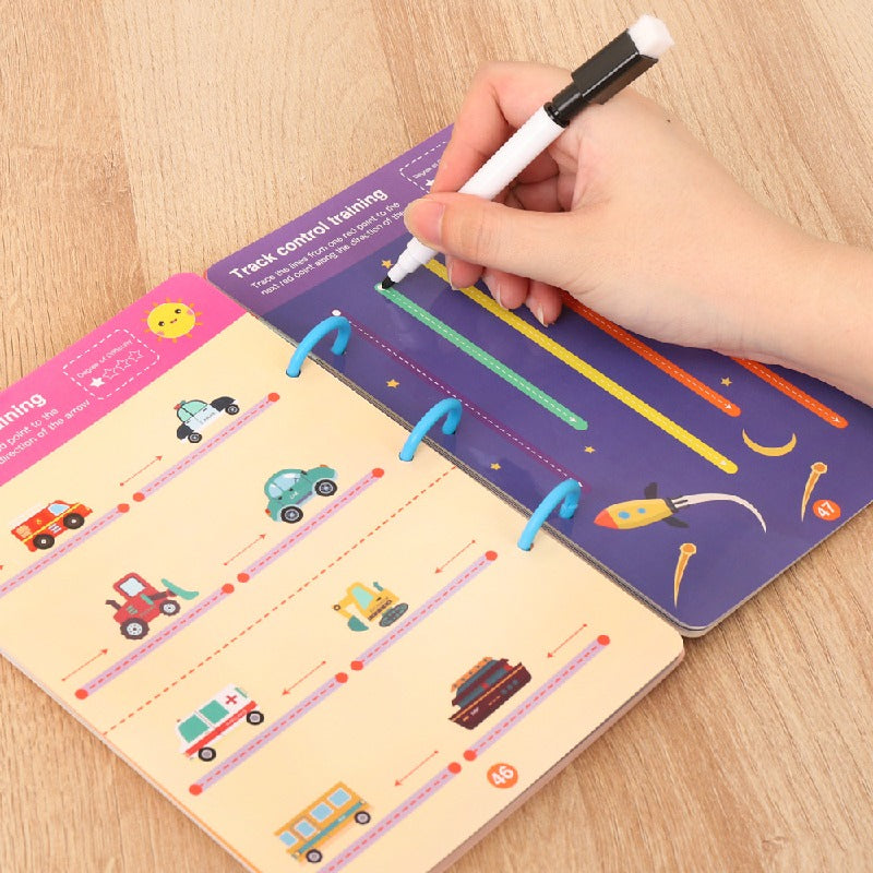 Educational Pen Control Training Book Paper Learning Toy for Kids 5