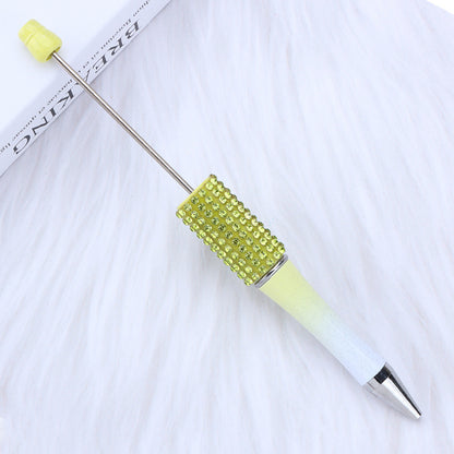 Rhinestones Colored Beadable Ballpoint Pens DIY Craft Supplies 16