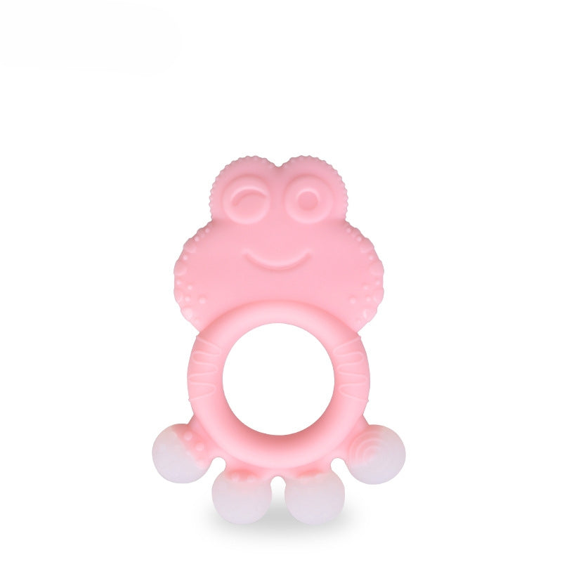 Animal Silicone Teething Toy Frog Octopus Cat for Baby 8