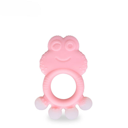 Animal Silicone Teething Toy Frog Octopus Cat for Baby 8