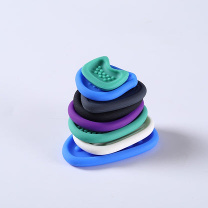 Sensory Stone Silicone Tactile Fidget Toy Worry Stone Stress Relieving