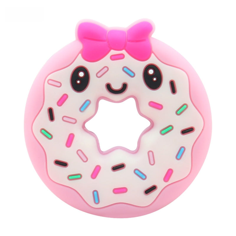 Silicone Donut Shape Baby Teething Toys 5 Pack 5