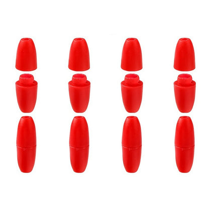 100pcs Food Grade PP Breakaway Safety Clasps Bead Barrel Connectors 17