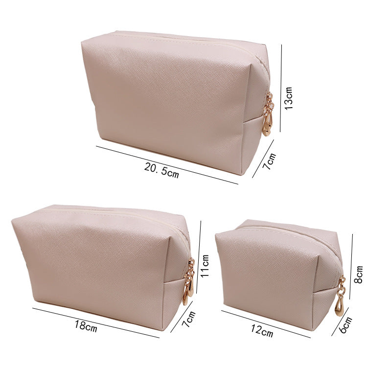 PU Leather Makeup Bag Cosmetic Travel Portable Toiletry Storage Bag 2