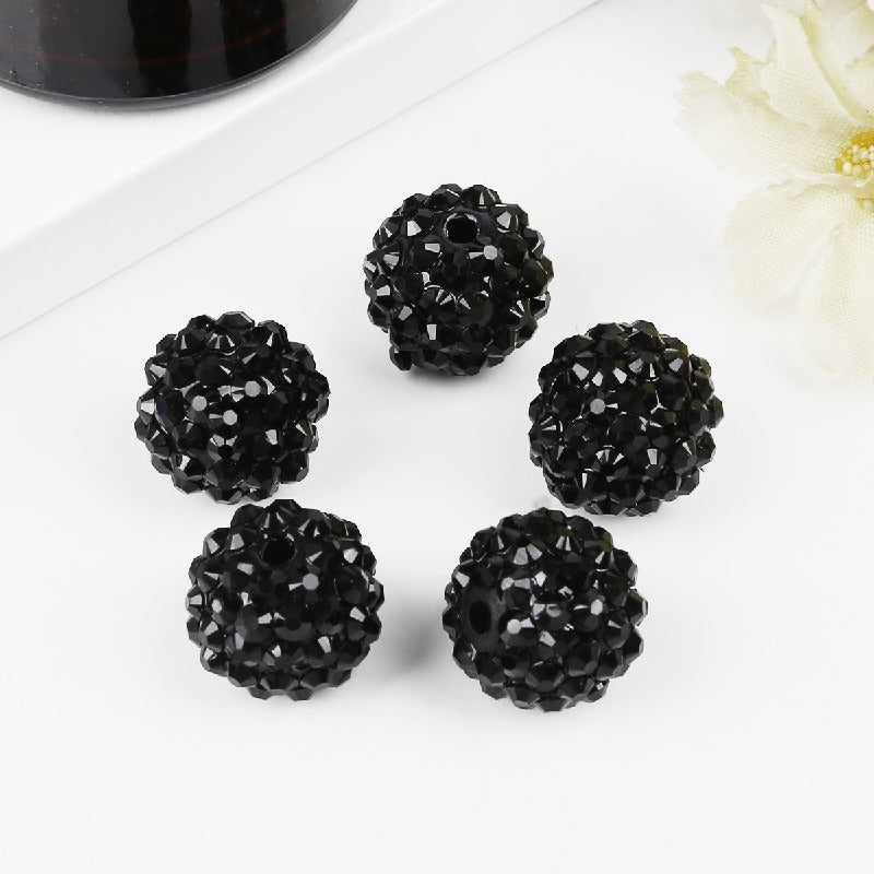 50pcs 12mm Rhinestone Beads DIY Jewelry Making Craft Supplies 20